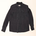 Camicia oversize da donna Zara UK 10 Small Lyocell grigio