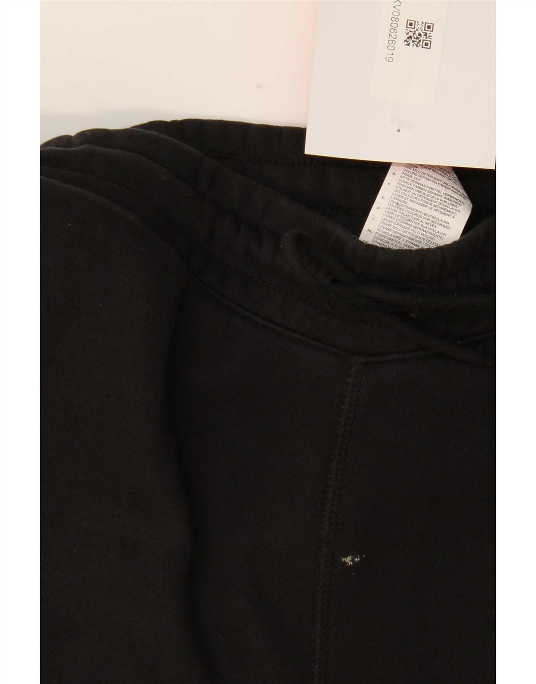 Pantaloni da tuta con grafica Reebok da uomo, pantaloni da jogging, cotone medio nero