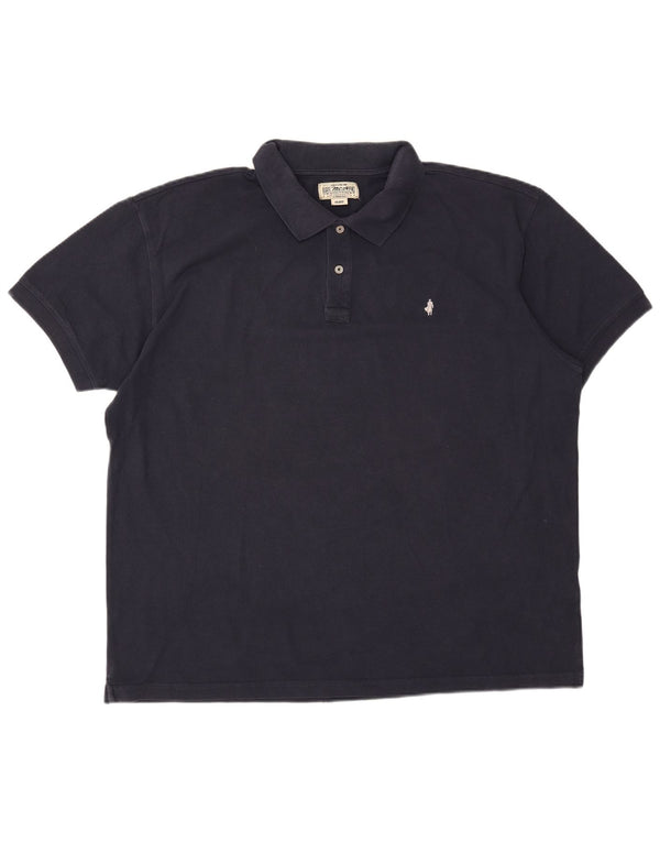 Polo da uomo Marlboro Classics 4XL Blu navy