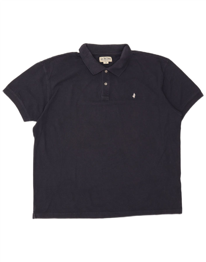 Polo da uomo Marlboro Classics 4XL Blu navy