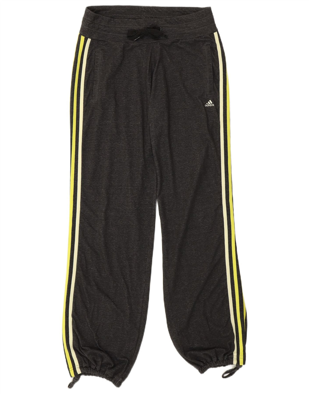 Pantaloni da tuta da donna ADIDAS Climalite Joggers UK 8/10 Small Grigio