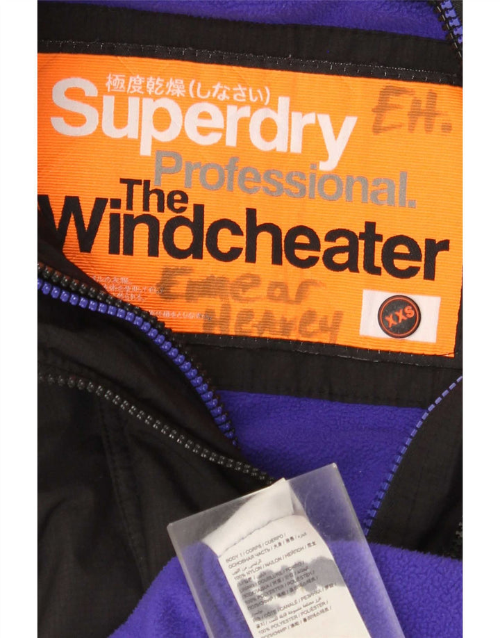 Giacca a vento da donna Superdry The Windcheater Graphic UK 2 2XS Nera
