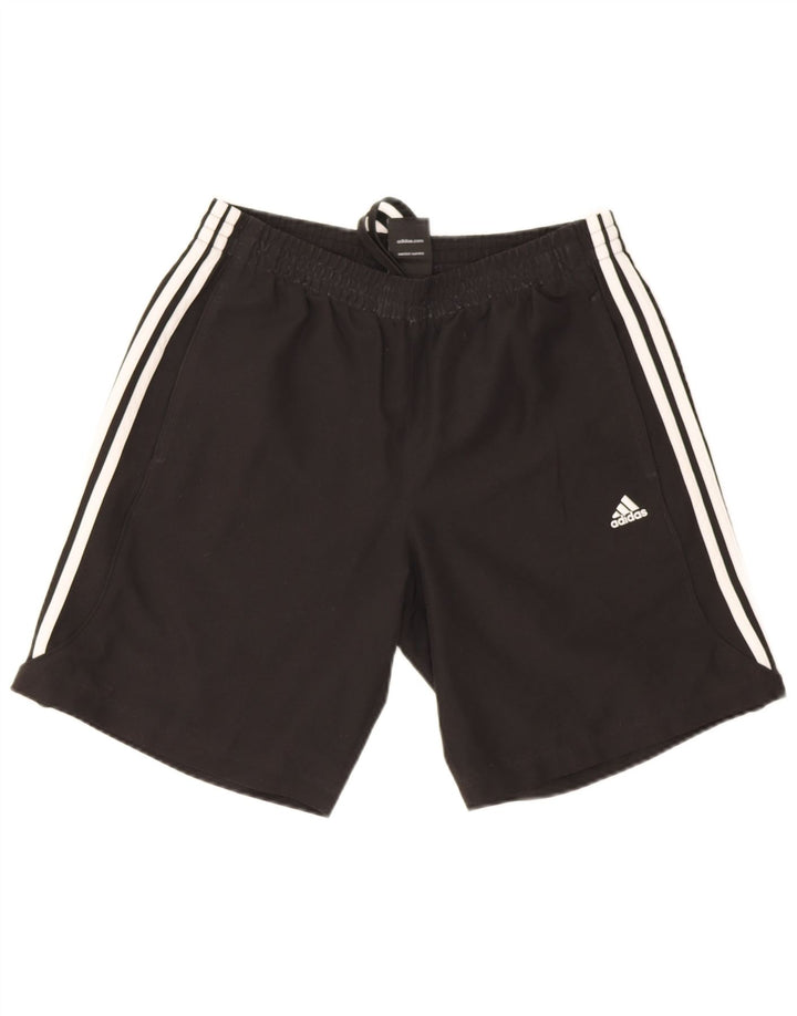 Pantaloncini sportivi Adidas Climalite da uomo medio poliestere nero