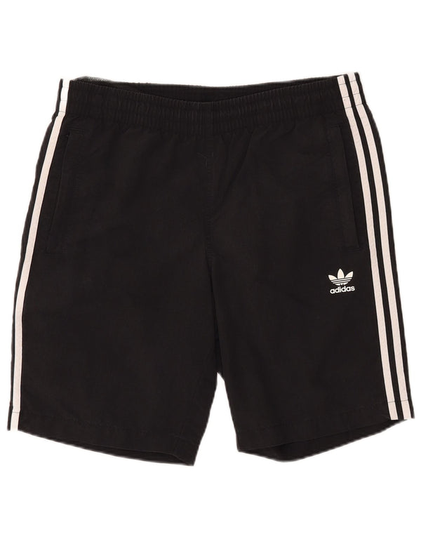 Pantaloncini sportivi da uomo ADIDAS medio nylon nero