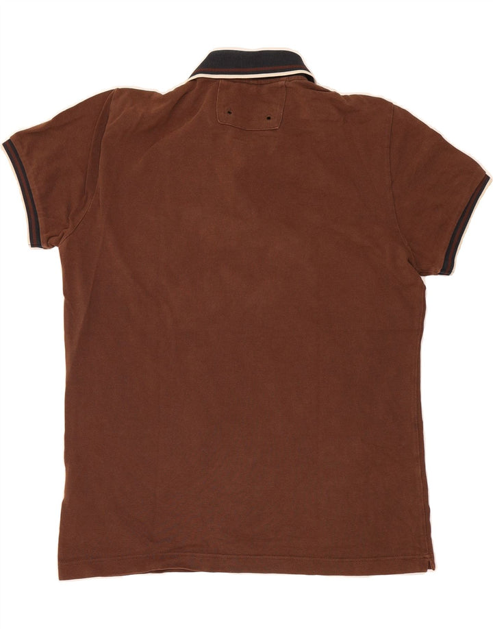 MARINA YACHTING Mens Polo Shirt Medium Brown Vintage Marina Yachting and Second-Hand Marina Yachting from Messina Hembry 