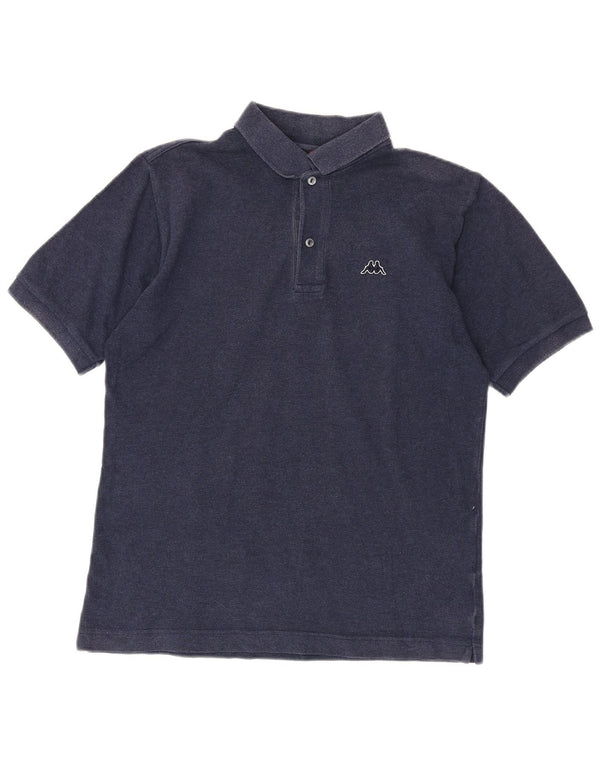 Polo Kappa Uomo Small Blu Navy in cotone