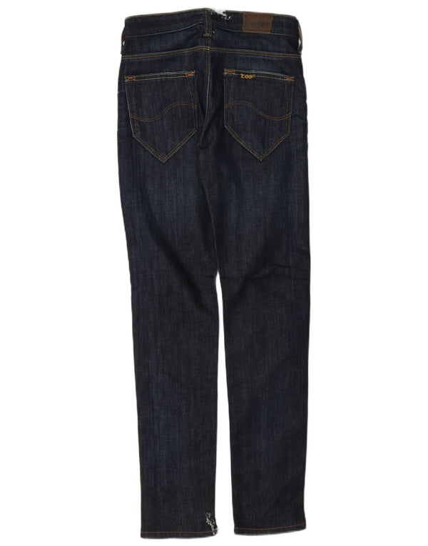Lee Girls Verdi Slim Jeans 10-11 Years W24 L29 Navy Blue Cotton