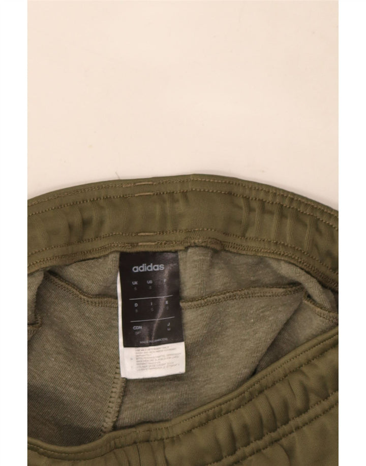 Pantaloni da tuta da uomo Adidas Joggers piccoli in poliestere kaki