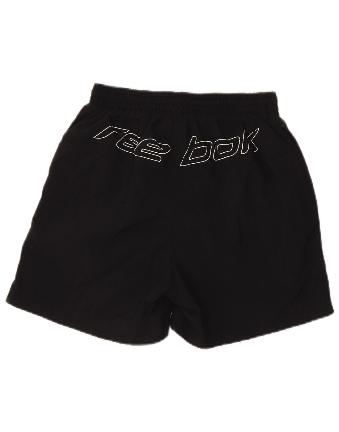 Pantaloncini sportivi grafici da uomo REEBOK XS nylon nero