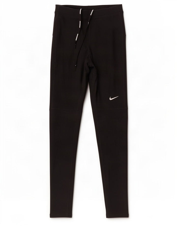 Leggings Nike Dri Fit da donna UK 10 piccoli poliestere nero