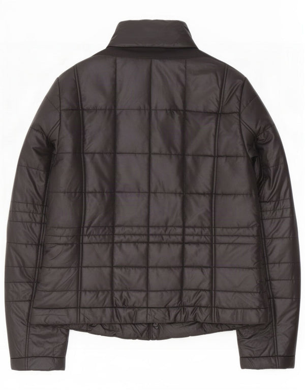Geox Giacca imbottita Respira da donna UK 14 Large Nero Poliestere