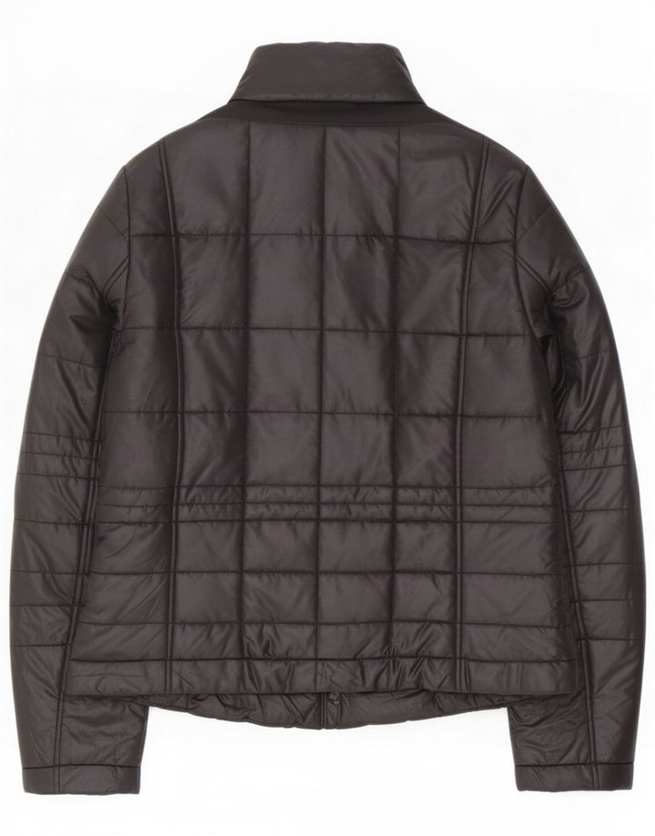 Geox Giacca imbottita Respira da donna UK 14 Large Nero Poliestere