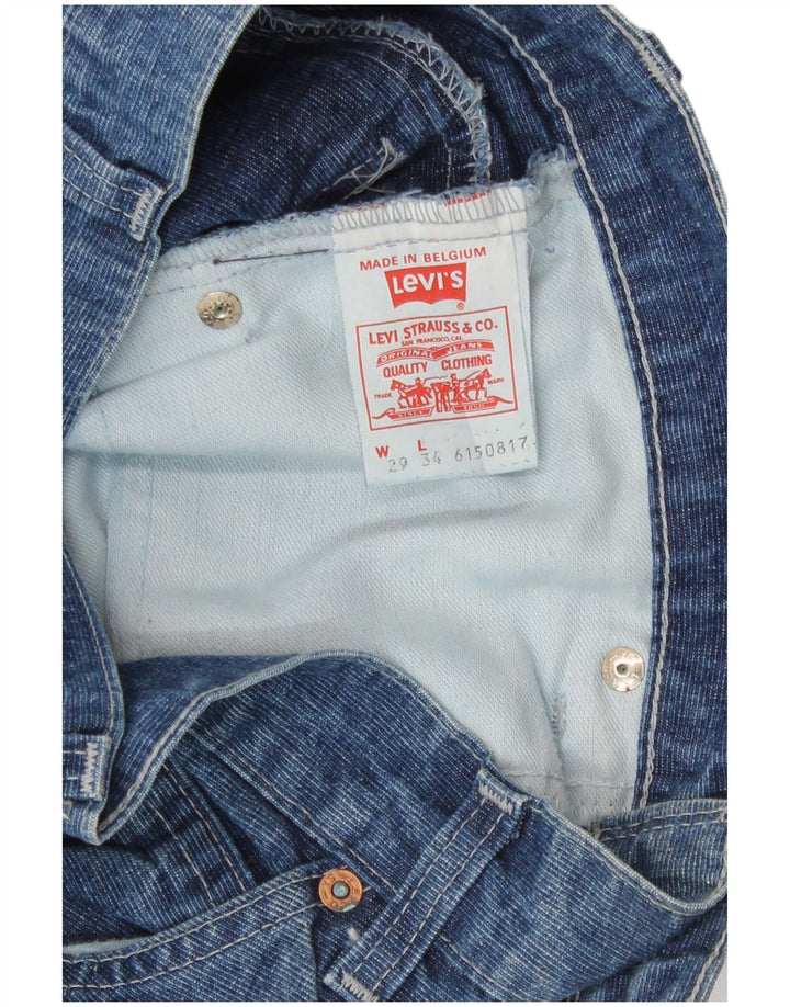 Jeans dritti da uomo Levi's W29 L29 in cotone blu
