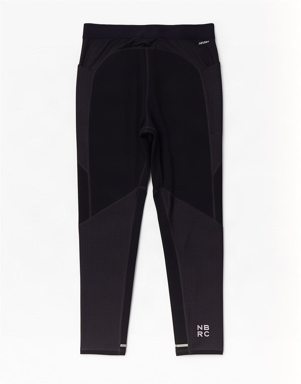 Leggings corti da donna New Balance UK 14 Large Blu Navy Colorblock