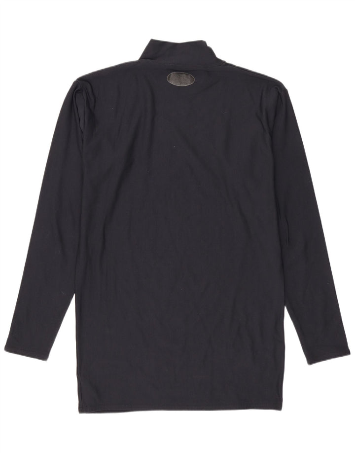 Maglia da uomo Under Armour a maniche lunghe in nylon blu navy medio