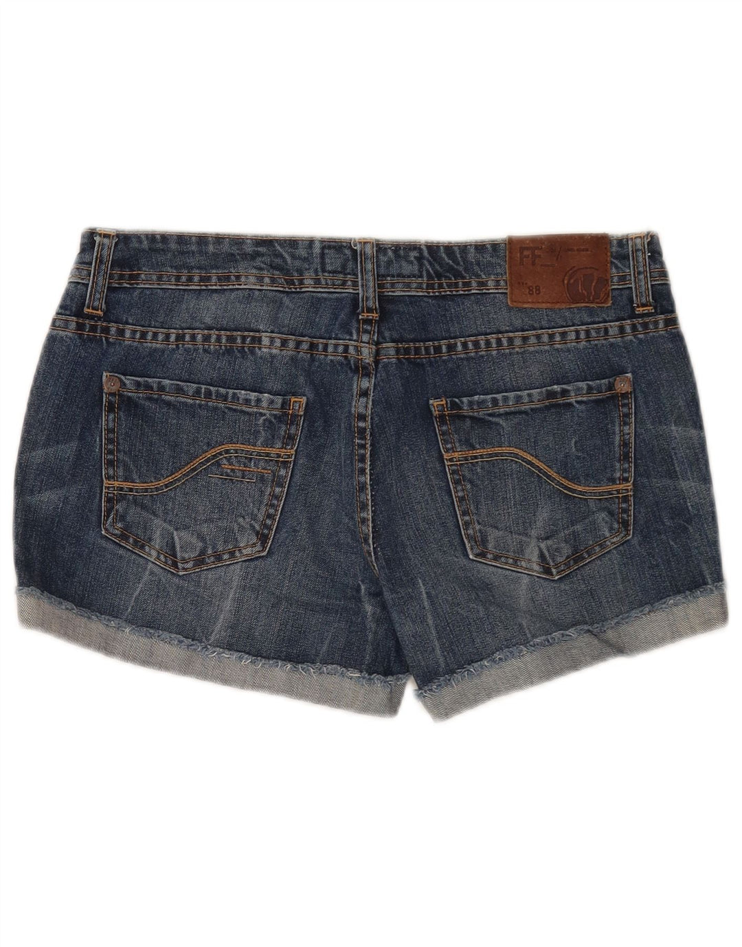 Pantaloncini di jeans da donna Fat Face W32 grande cotone blu