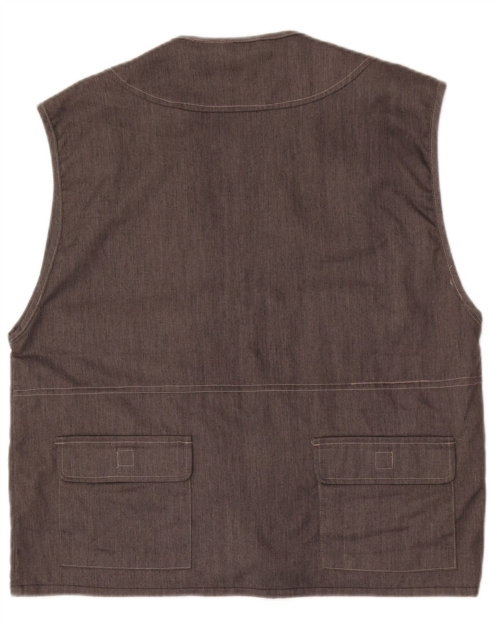 Gilet multiuso da uomo Sotto Zero UK 40 grande cotone grigio