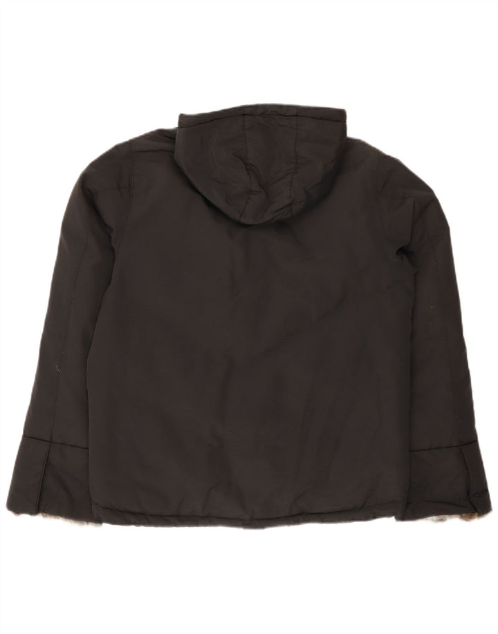 Giacca imbottita con cappuccio da donna Woolrich UK 14 nylon nero medio
