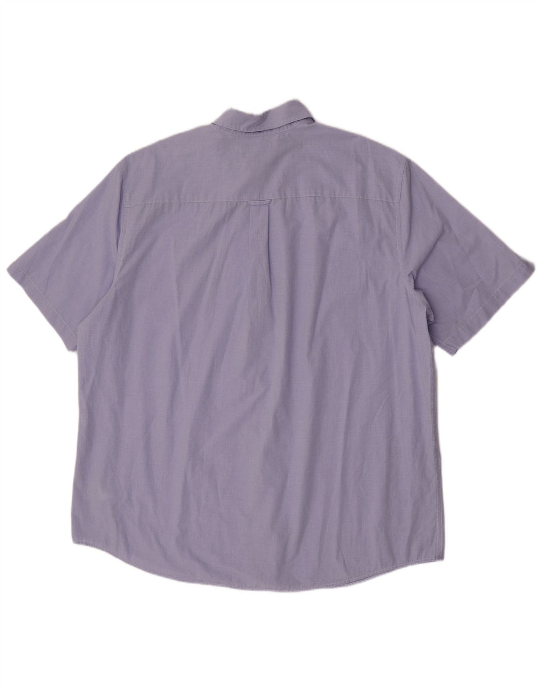 Camicia a maniche corte da uomo Chaps 2XL cotone pied de poule viola