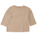 Maglia Zara Trafaluc da donna, manica a 3/4, UK 10, piccola, beige screziato