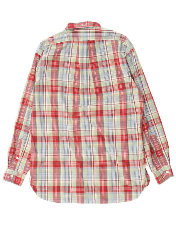 RALPH LAUREN Camicia da uomo in cotone a quadri verde medio