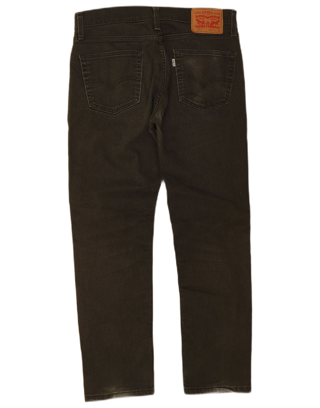 Levi's Uomo 511 Slim Jeans W32 L30 Cotone Verde