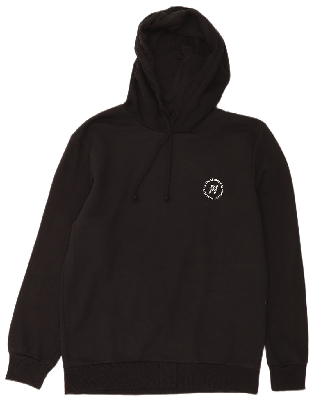 Maglione con cappuccio da uomo Jack & Jones grande in cotone nero