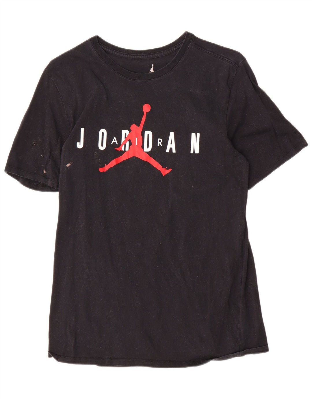 T-shirt grafica da uomo Jordan Top in cotone nero medio
