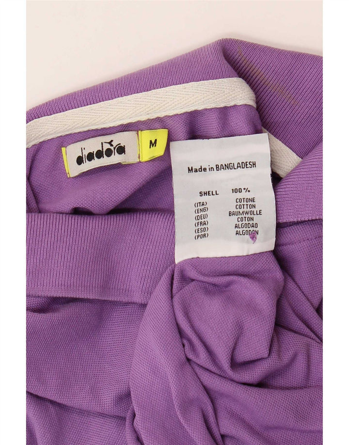 Polo Diadora Uomo Viola Medio Cotone