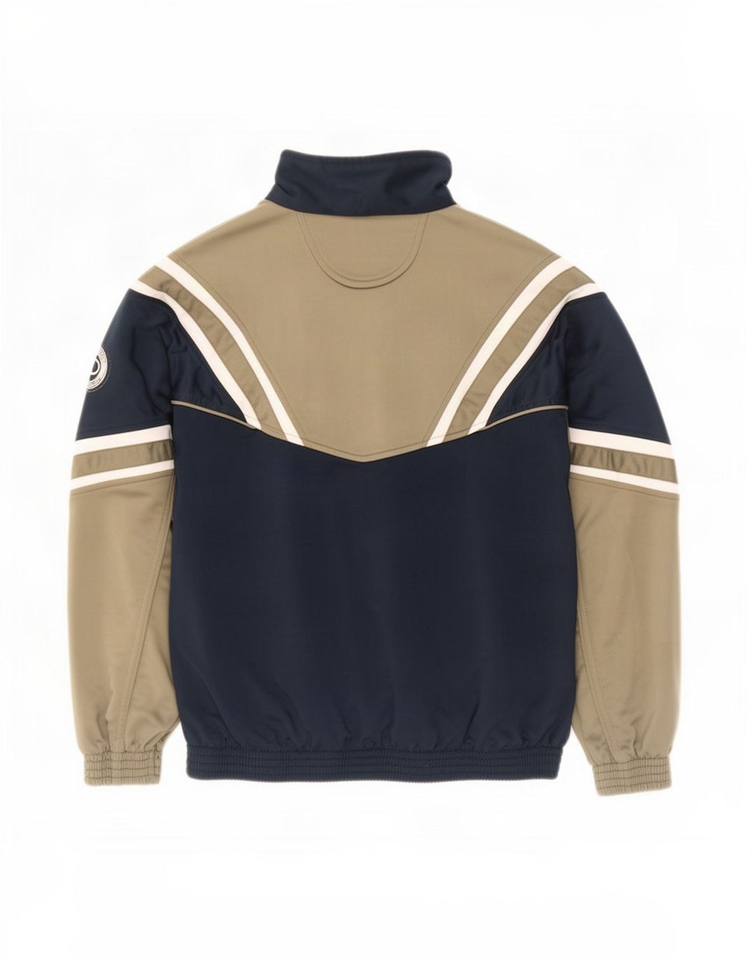 Giacca superiore della tuta da uomo Champion, poliestere color block medio blu navy