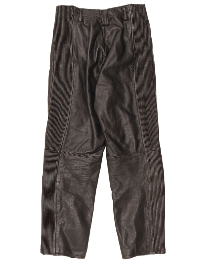Pantaloni da motociclista in pelle da donna Hein Gericke W26 L26 in pelle nera