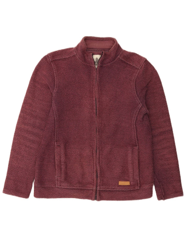 Giacca da tuta da donna Weird Fish UK 12 Cotone medio bordeaux