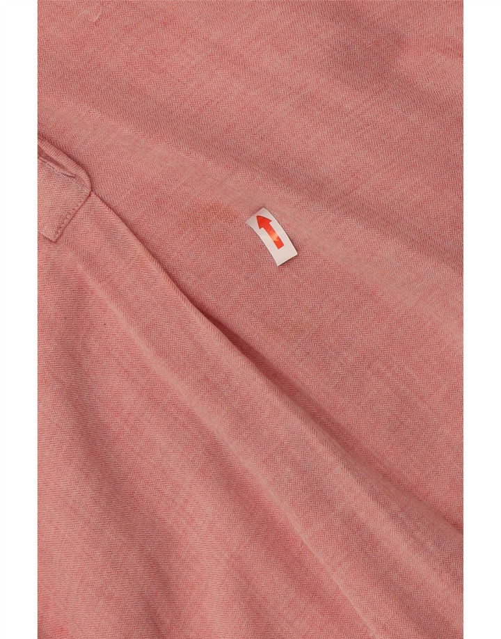 Camicia pullover da donna Marks & Spencer con volant sul davanti UK 16 grande rosa