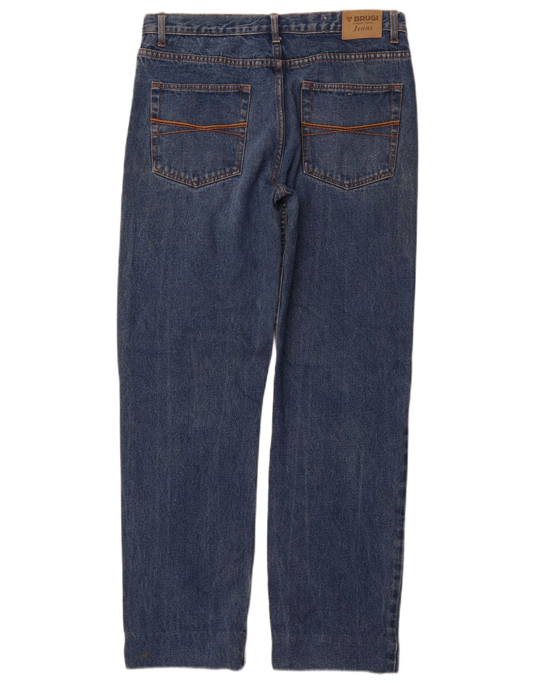 Jeans dritti da uomo BRUGI W34 L32 in cotone blu