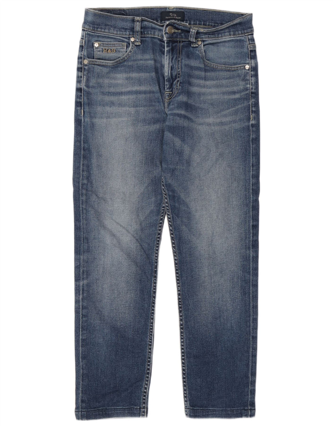 Jeans dritti crop da donna Harmont & Blaine IT 44 medio W30 L26 blu