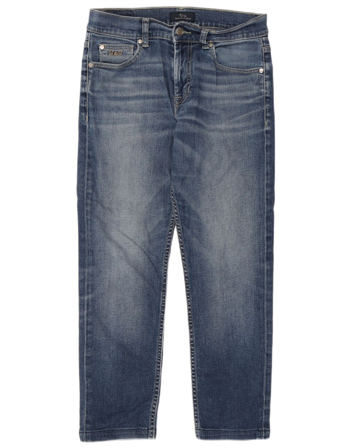 Jeans dritti crop da donna Harmont & Blaine IT 44 medio W30 L26 blu