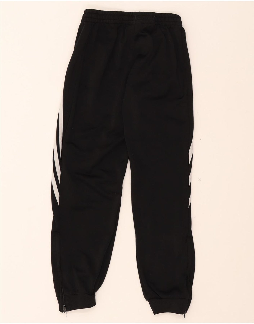 ADIDAS Boys Tracksuit Trousers Joggers 9-10 Years Medium Black Polyester Vintage Adidas and Second-Hand Adidas from Messina Hembry 