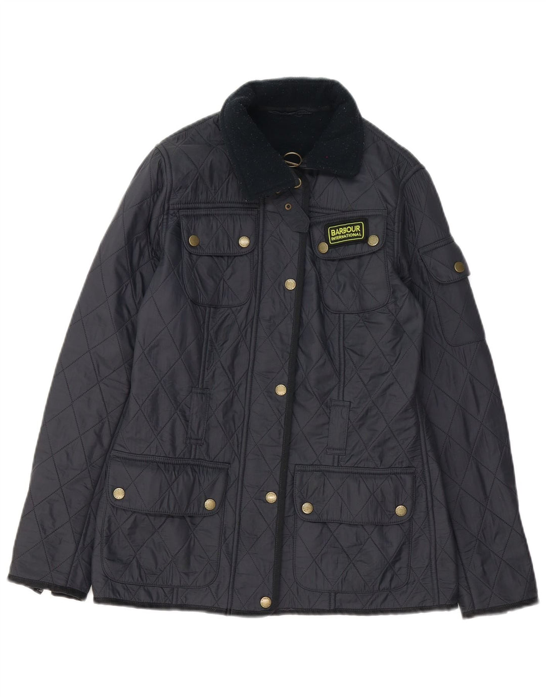 Giacca trapuntata da donna Barbour UK 8 Small Blu Navy