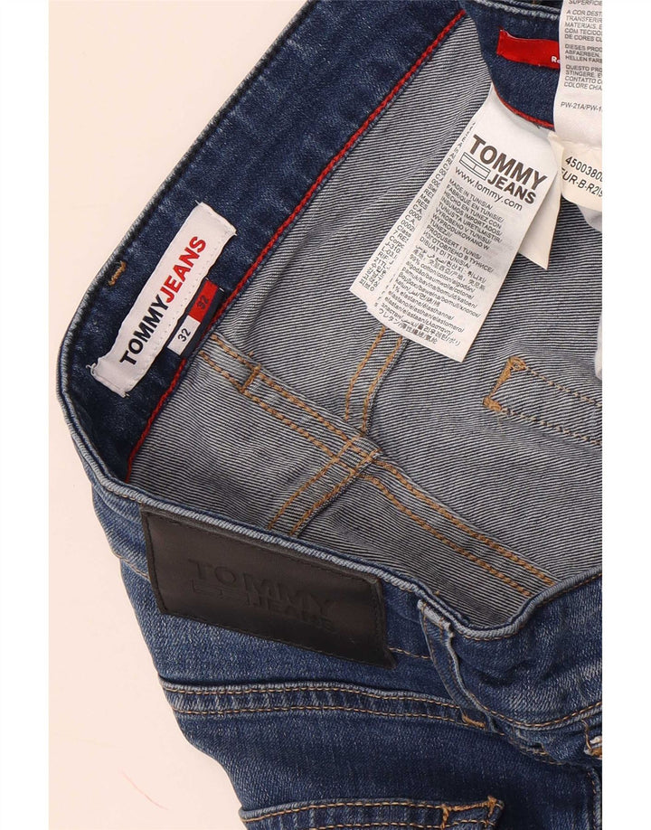 Jeans slim da uomo Tommy Hilfiger W32 L32 cotone blu