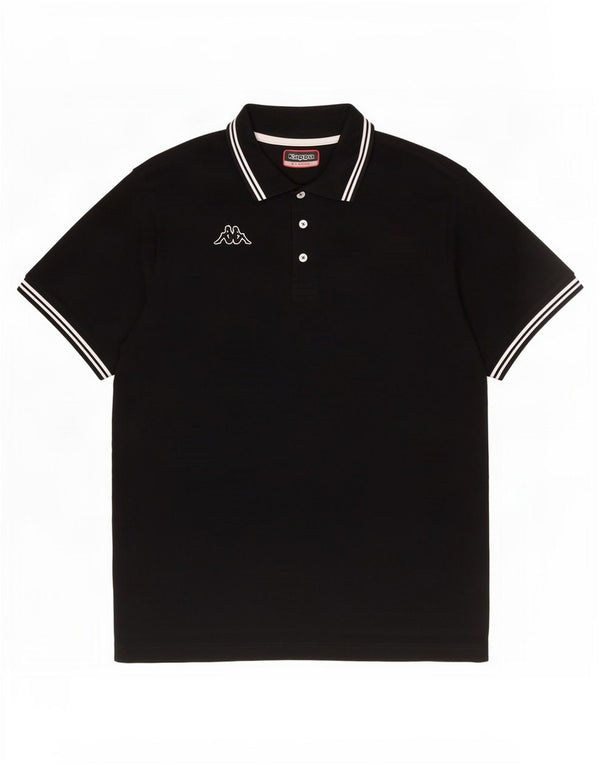 Polo Kappa Uomo XL Cotone Nera