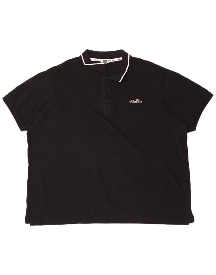 Polo da uomo Ellesse 3XL cotone nero