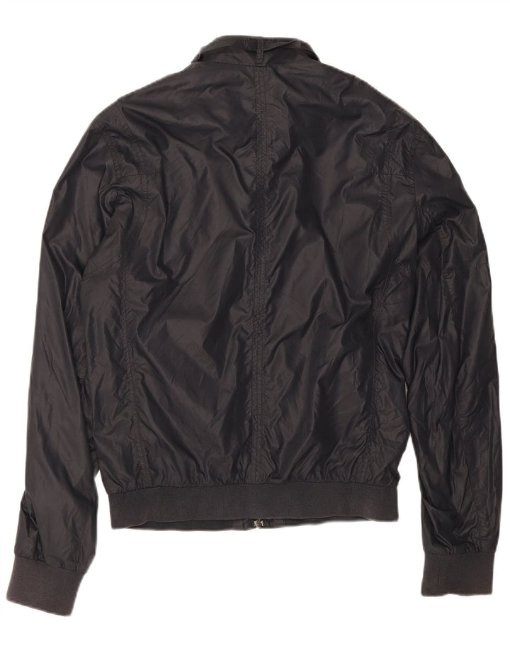 Giubbotto bomber da uomo Moschino UK 38 medio nero in poliammide