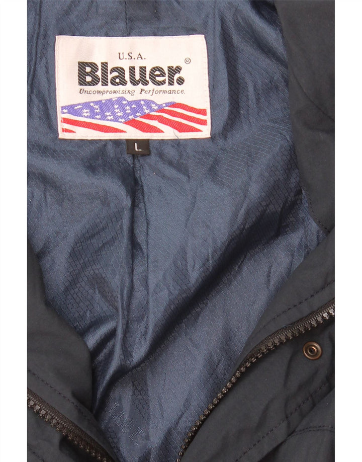 Giacca militare da uomo Blauer UK 40 Large Blu Navy