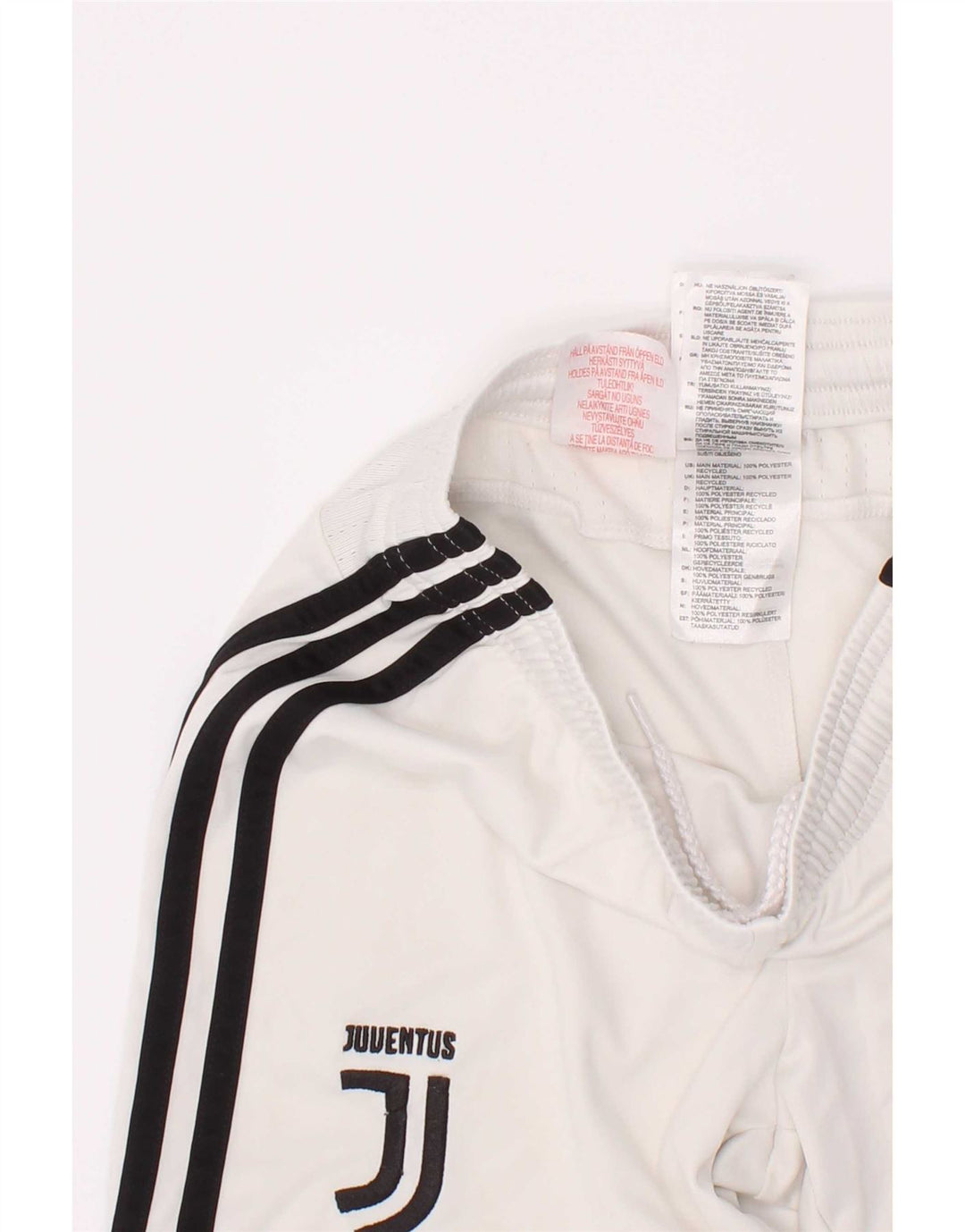 Pantaloncini sportivi Adidas Juventus Graphic Sport da ragazzo 7-8 anni in poliestere bianco