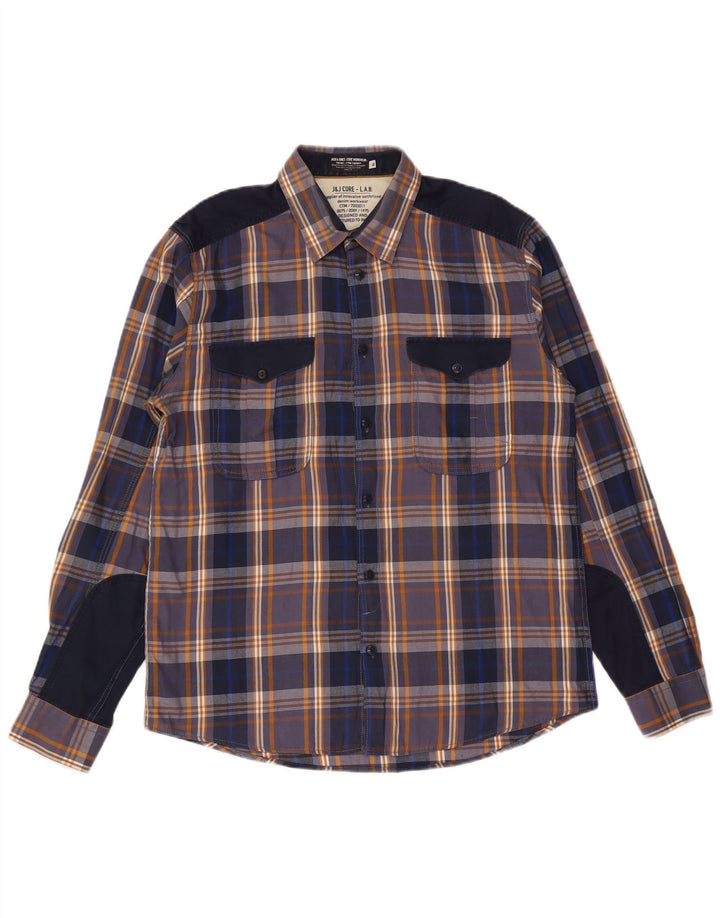 Camicia da uomo Jack & Jones XL scozzese multicolore