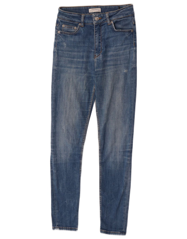 Jeans skinny da donna Zara EU 36 XS W26 L27 cotone blu