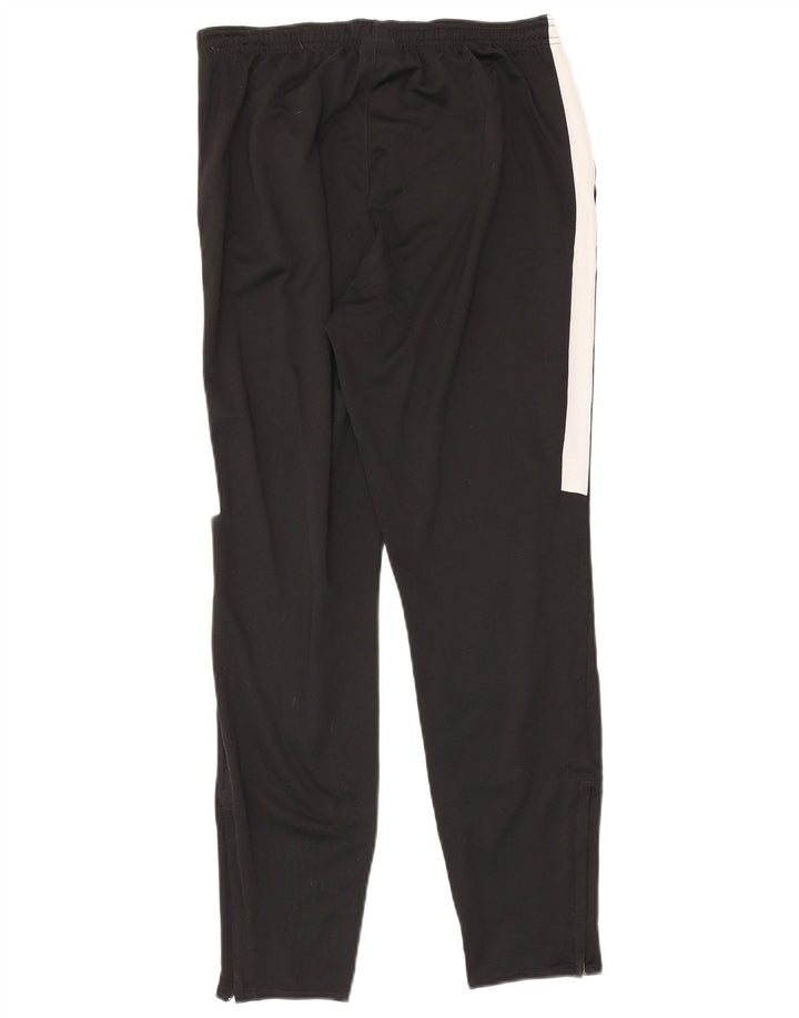 NIKE Mens Dri Fit Tracksuit Trousers Medium  Black Colourblock Polyester