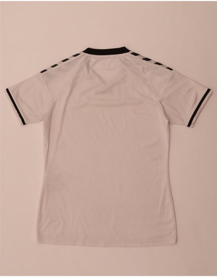 T-shirt grafica da uomo Hummel Top in poliestere bianco medio