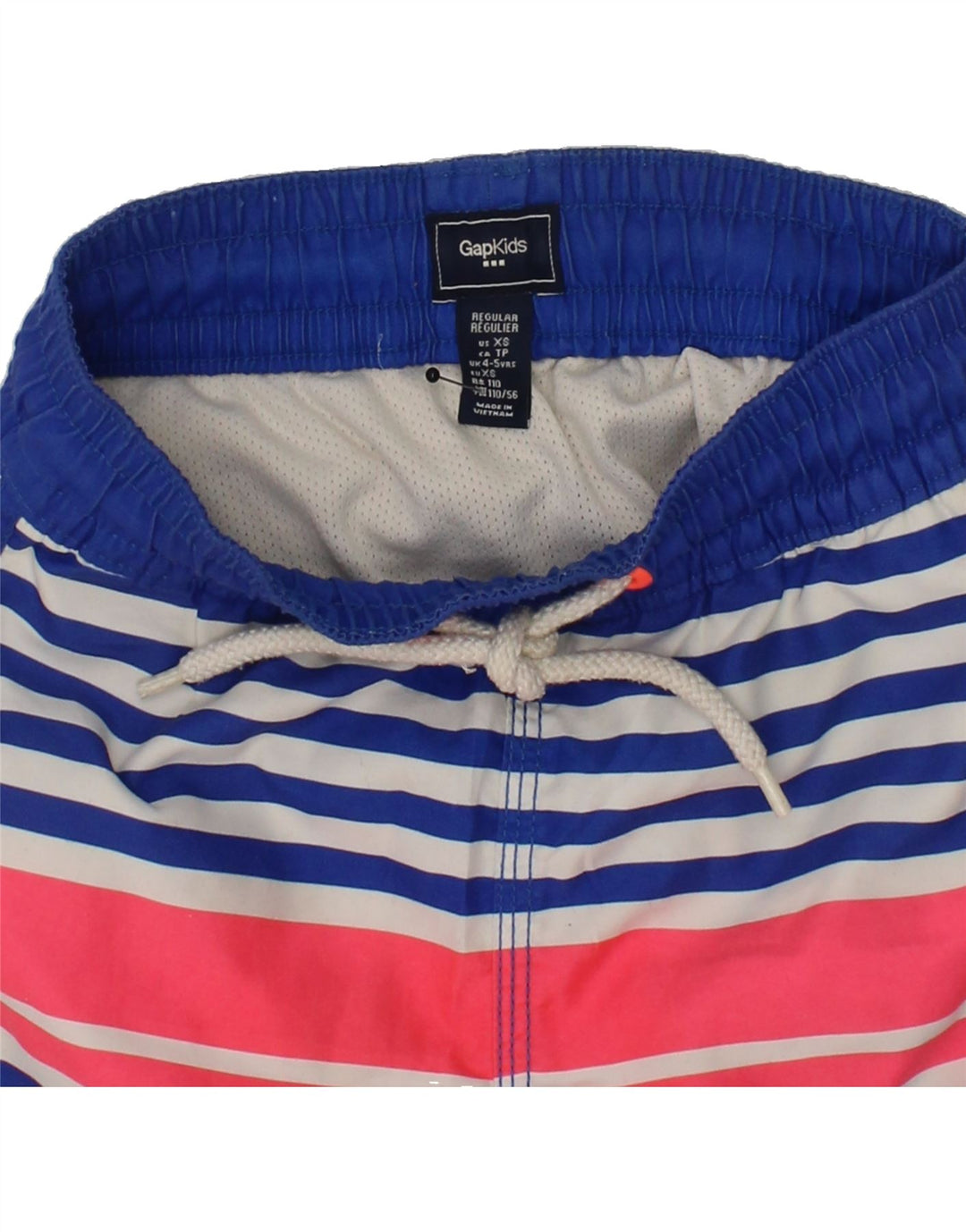 GAP Boys Sport Shorts 4-5 Years  Navy Blue Striped Polyester Vintage Gap and Second-Hand Gap from Messina Hembry 