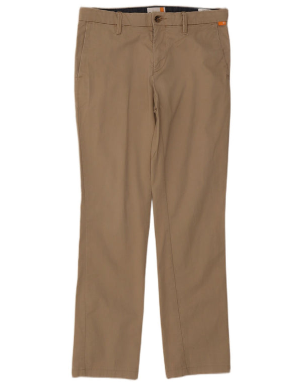 Pantaloni cargo slim fit da uomo Timberland W30 L30 in cotone beige